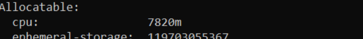 Node Allocatable - Insufficient CPU