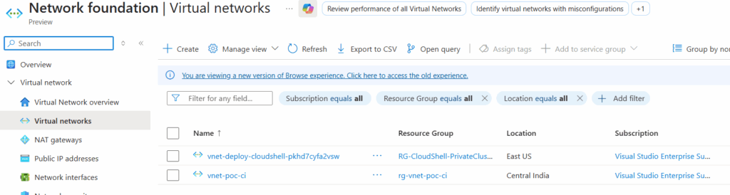 Connect AKS Private Cluster Azure Managed DNS - Cloud Shell
