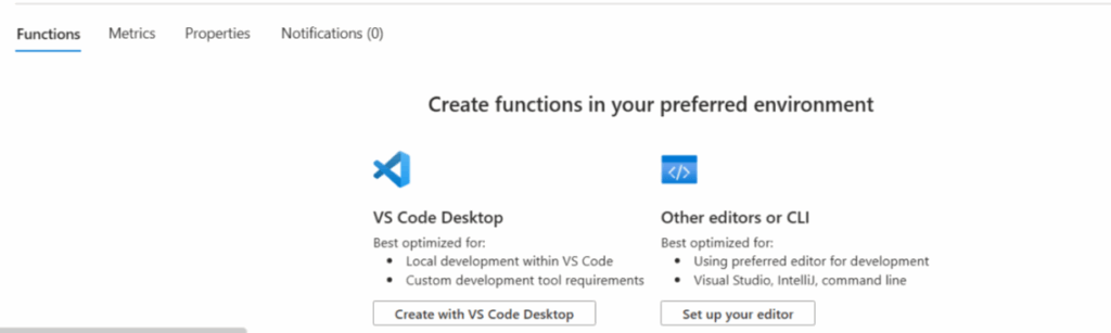 Functions Not Visible in Overview